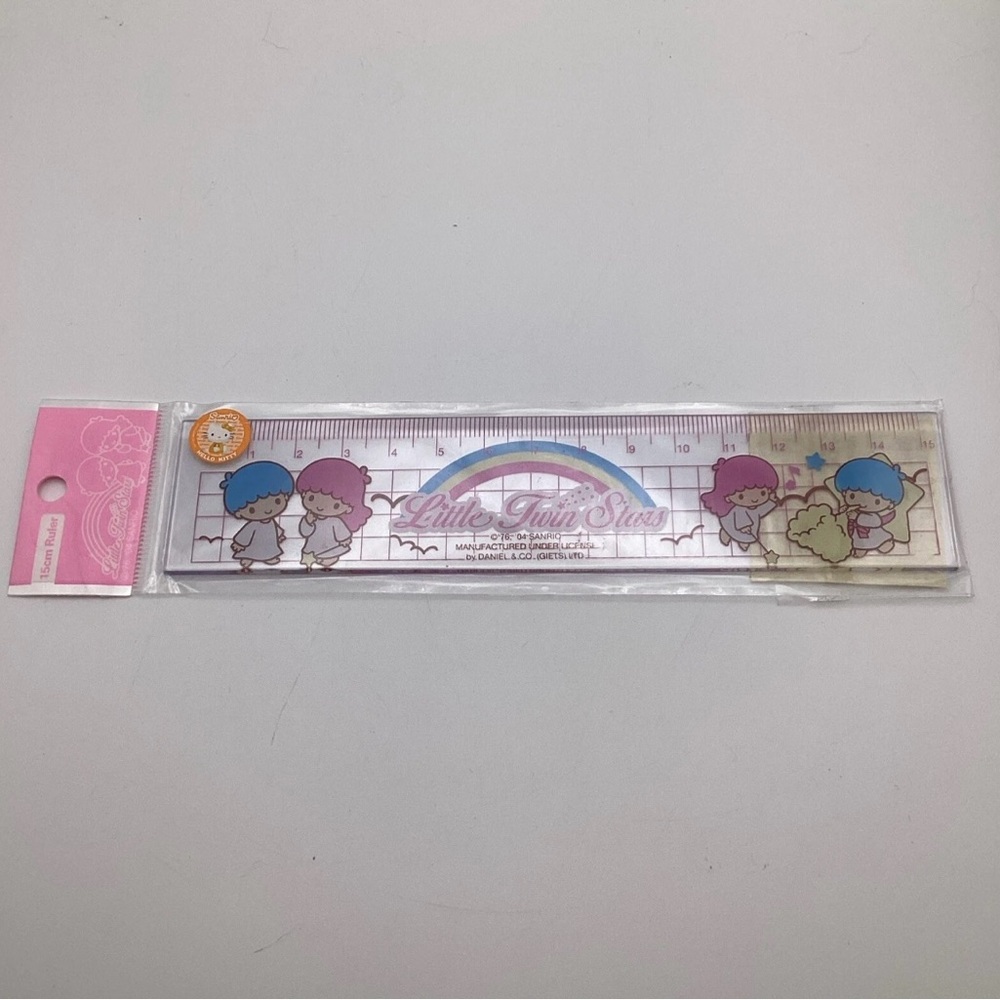 Sanrio Little Twin Stars metric ruler 2004 NIP Vintage